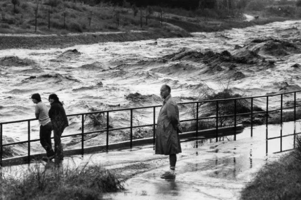 Rillito Wash flood, 1983