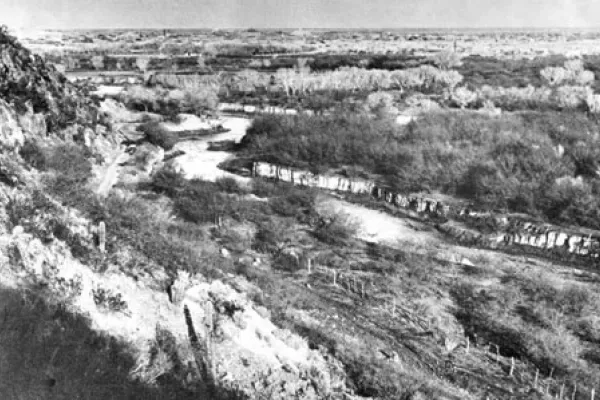 Santa Cruz River from A-Mountain looking North 1904